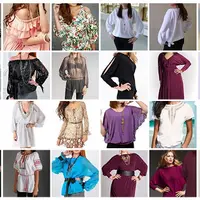 Платья, блузки, туники свободного силуэта