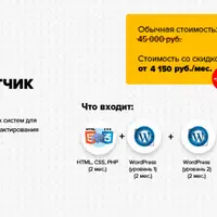 WordPress разработчик
