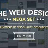 Мега-набор элементов веб-дизайна