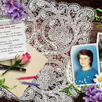 Фотокнига на юбилей в стиле "беспорядок на столе"