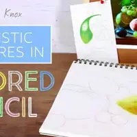 Рисуем реалистичные текстуры цветными карандашами