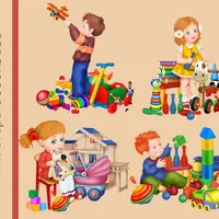 Серия кластеров Детский сад