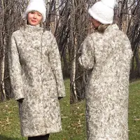 Валяние пальто с втачным рукавом