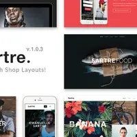 Sartre - Креативный шаблон