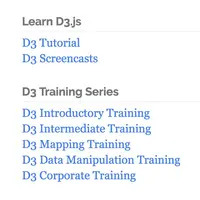D3.js - Руководства и скринкасты