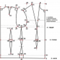 Построение базовой выкройки блузы