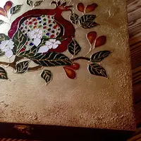 Имитация эмали и роспись по золоту