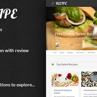 Recipe - кулинарный шаблон для WordPress