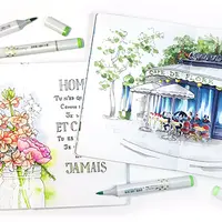 Скетчинг маркерами