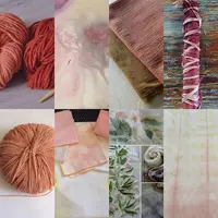 Окрашивание тканей и пряжи натуральными красителями и экопринт