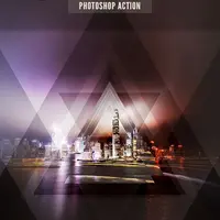 Geometric Haze 2 Photoshop Action