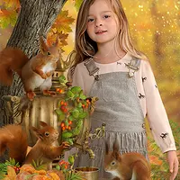 Осенний коллаж. Самовар осенний