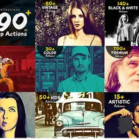 1290+ экшенов для обработки фото в PhotoShop
