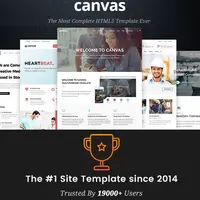 Canvas - многоцелевой HTML5 шаблон