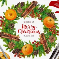 Большой набор графики для Нового Года