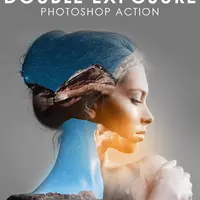 Анимационная Двойная экспозиция Photoshop Action