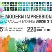 Современные кисти импрессеониста для Photoshop