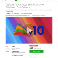 Tableau - Продвинутый курс: Использование Tableau в Data Science