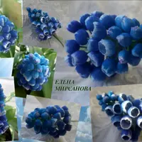 Мускари из зефирного фоамирана