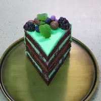 Шоколадно-мятный торт