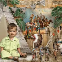 Коллаж - индейцы