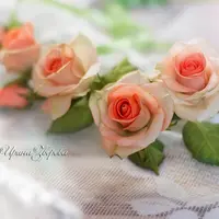 Нежное колье из фоамирана