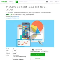 Полный курс по React Native и Redux
