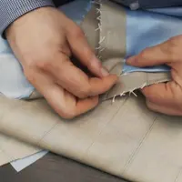 Изготовление спинки в мужском пиджаке