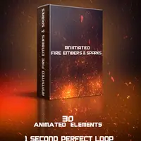 Animated Fire Embers & Sparks Photoshop Action