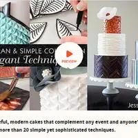 Элегантные современные торты