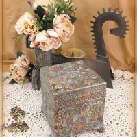 Шкатулка Пчела. Имитация художественного литья металла