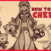 Цифровая живопись. Персонажи мультфильма