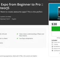React Native Expo От новичка до Профи + Meteor.js