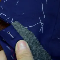 Обработка воротника в мужском пиджаке