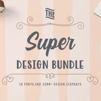 Супер набор для дизайнера: Графика и шрифты