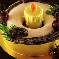 Муссовый торт Мандарин-Шампанское и шоколадный декор