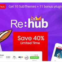 REHub — шаблон для торговой площадки и маркетплейса