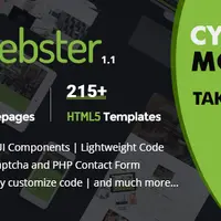 Webster - Responsive Multi-purpose HTML5 Template
