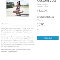 Родительские опции для Opencart