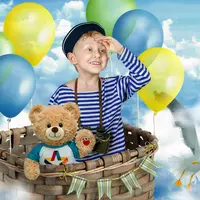 Коллаж "Полет на воздушном шаре"