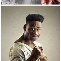 Карикатура Photoshop Action