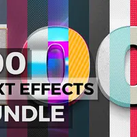 100 Текстовых эффектов для Photoshop + Текстуры