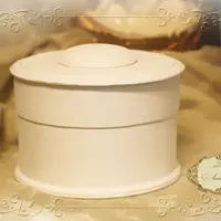 Круглая шкатулка "Зефирная нежность"