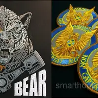 Шевроны, нашивки, логотипы в программе Wilcom