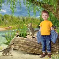 Коллаж "Лодочка"