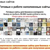 Готовые прибыльные сайты