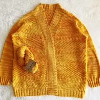 Кардиган со спущенным плечом