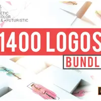 Набор из 1400 логотипов