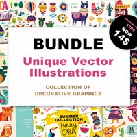 Уникальные векторные иллюстрации