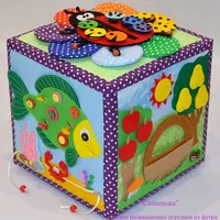 МК по пошиву развивающего кубика